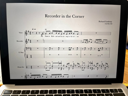 Recorder in the Corner - Full Sheet Music (Digital Download)